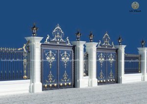 Cửa Cổng Sắt Mỹ Thuật CS07