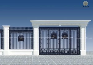 Cửa Cổng Sắt Mỹ Thuật CS14